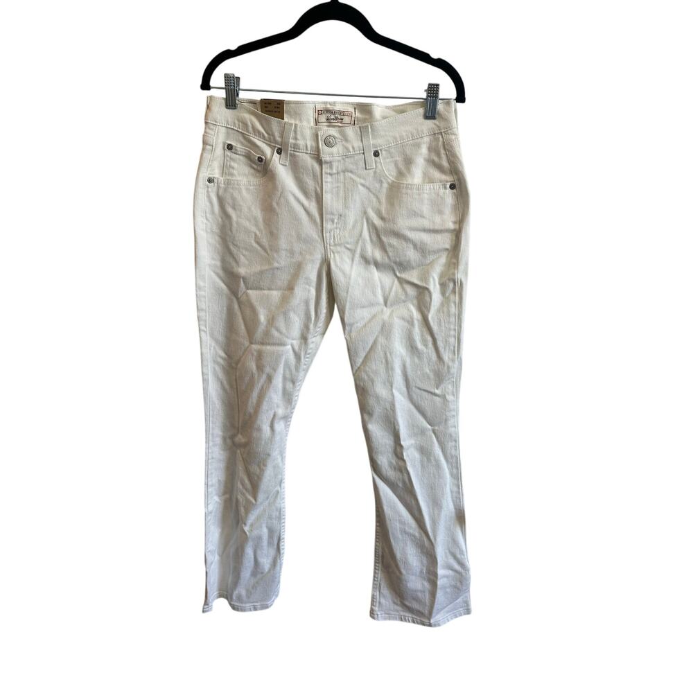 Vintage Levi's NWT Deadstock Bootcut Jeans Misses Sz 8 Short White Flared